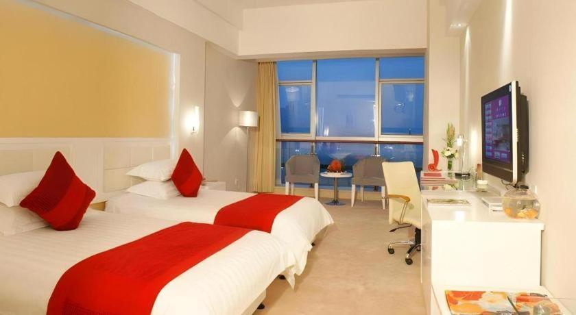 Ramada Plaza By Wyndham Hangzhou Riverside Exterior foto